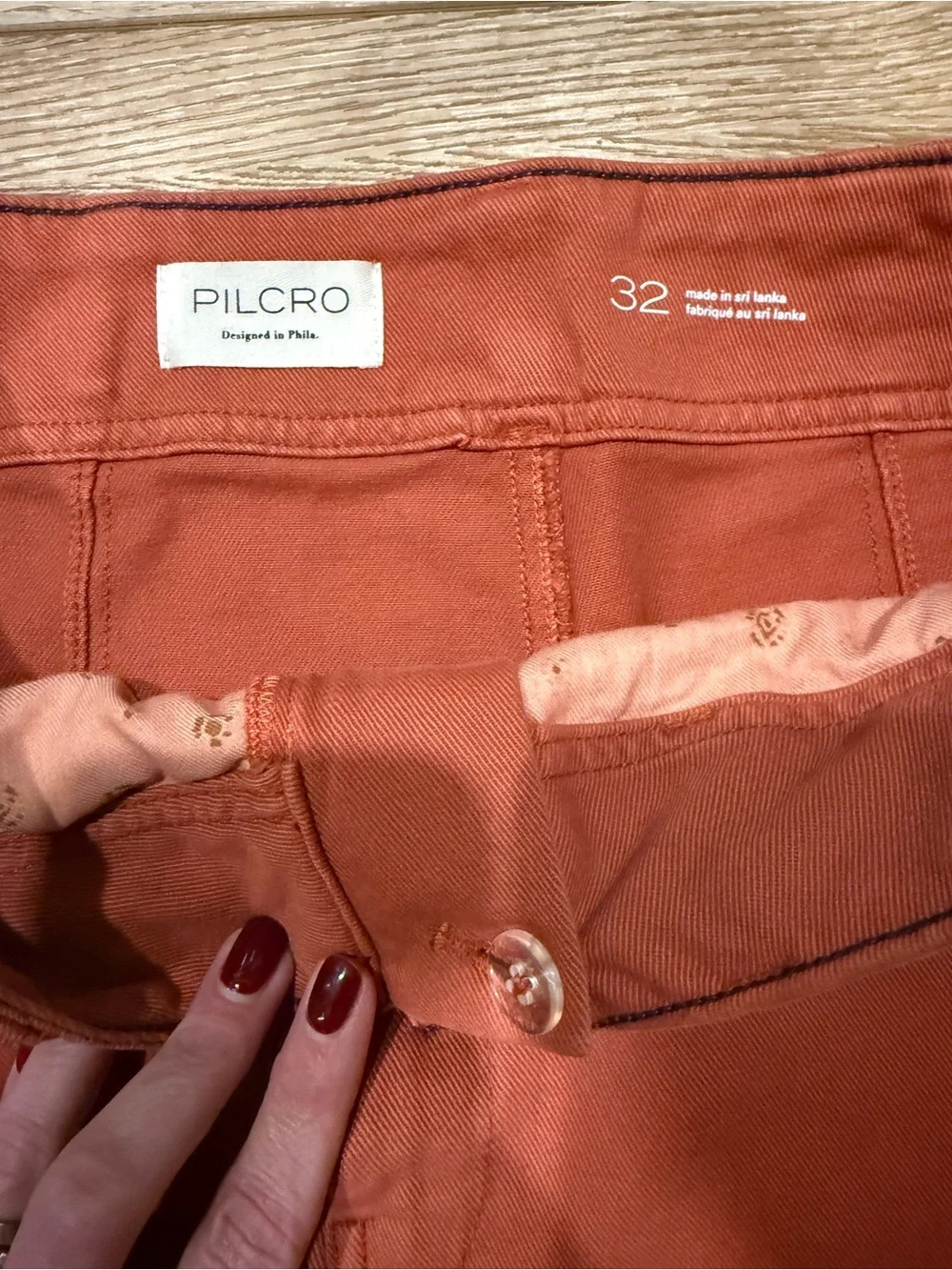 Pilcro wide leg / cuff pants